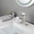 Waterfall Spout Bathroom Faucet,Single Handle Bathroom Vanity Sink Faucet-121292146