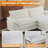 85.4 In'' Multi-Layer Cushion Loveseats With Ottoman-2116796690