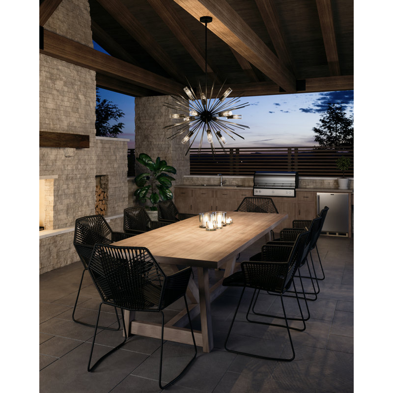 Tibbs 9 - Light Outdoor Chandelier