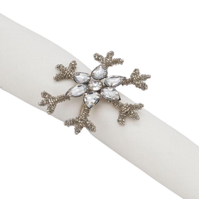 Napkin Ring Collection Iron Napkin Ring, Silver