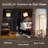 Floor Lamp For Living Room, Led Standing Lamp Tall Industrial Floor Lamp Reading For Bedroom, Office