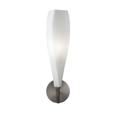 Sanchaya 1-Light Dimmable Satin Nickel Wallchiere