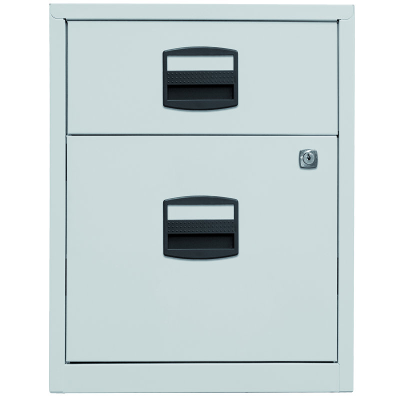 41.3 cm W 2 -Drawer Filing Cabinet, Grey