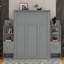 Lit escamotable mural Murphy avec tiroirs, tablettes et DEL-1957024601-1957024602