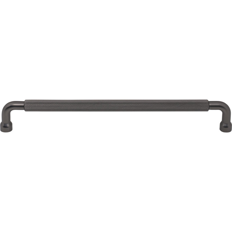 Garrison Bar Pull, Antique Gray, 8 13/16" Center To Center