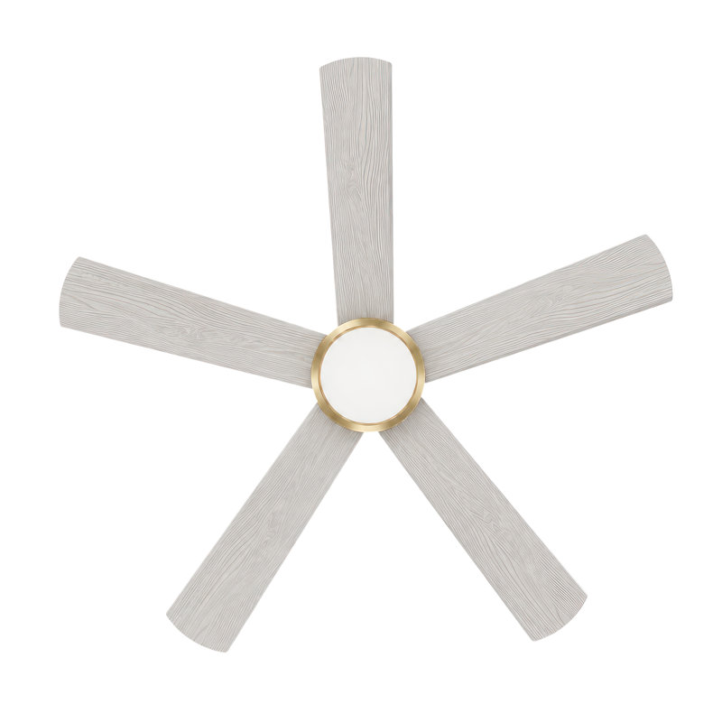 Ensemble de 2 ventilateurs de plafond intelligents de 122 cm avec lumière, compatibles avec Alexa, Google Assistant, application et télécommande.