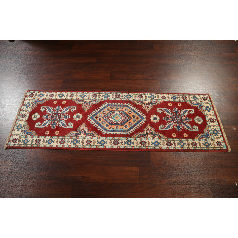 One-of-a-Kind 1'11" X 5'11" New Age Runner Wool Area Rug in
