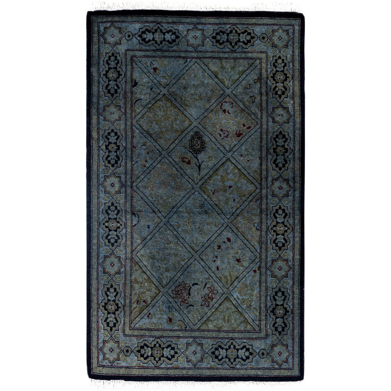 Overdyed Handmade Wool Area Rug