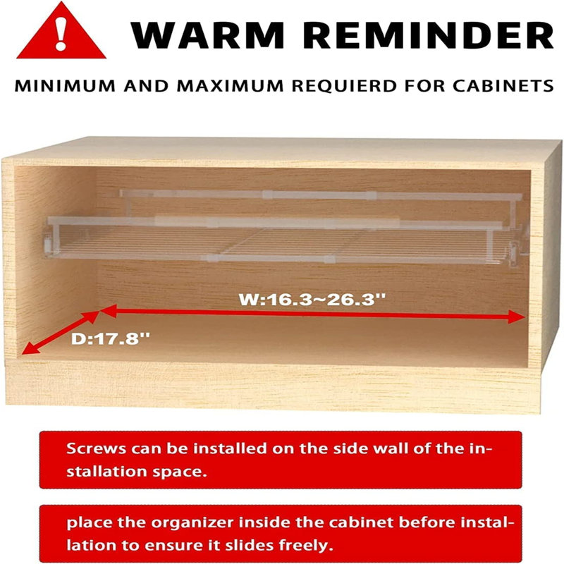 Adjustable Cabinet Shelving Rack