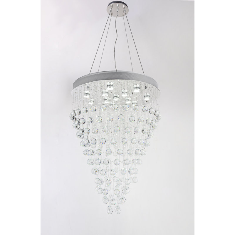 Nicollet 12 - Light Dimmable Tiered Chandelier