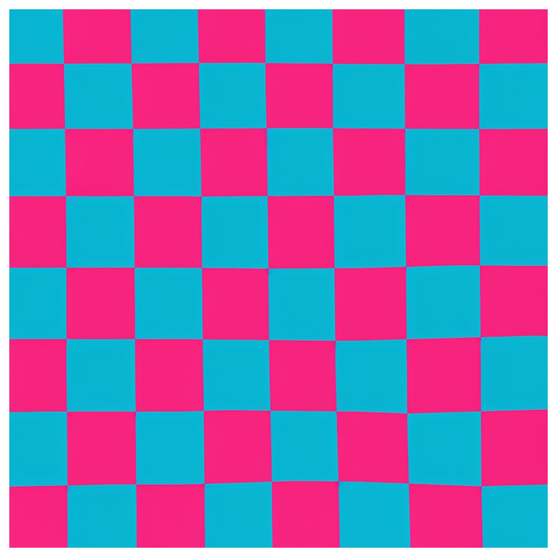 Pink Blue Checkered Comforter, Twin