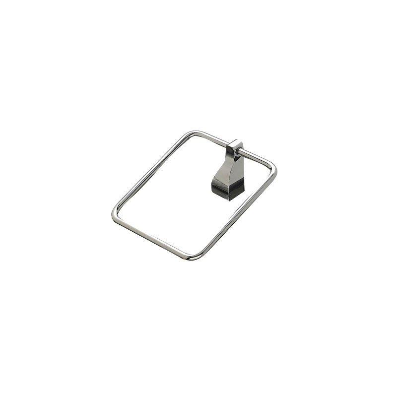 Aqua  Towel Ring, Polished Nickel