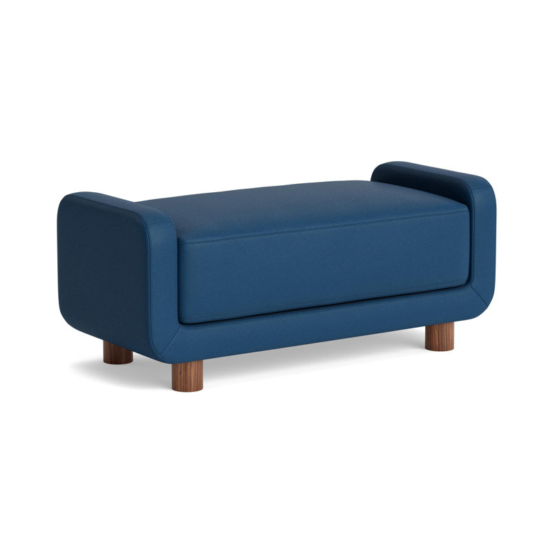 Eva Ottoman, Leather - Deep Blue