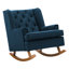 Chaise berçante capitonnée en tissu-63161925