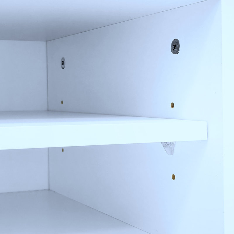 Accent Chests / Cabinets Accent Cabinet, White/Black