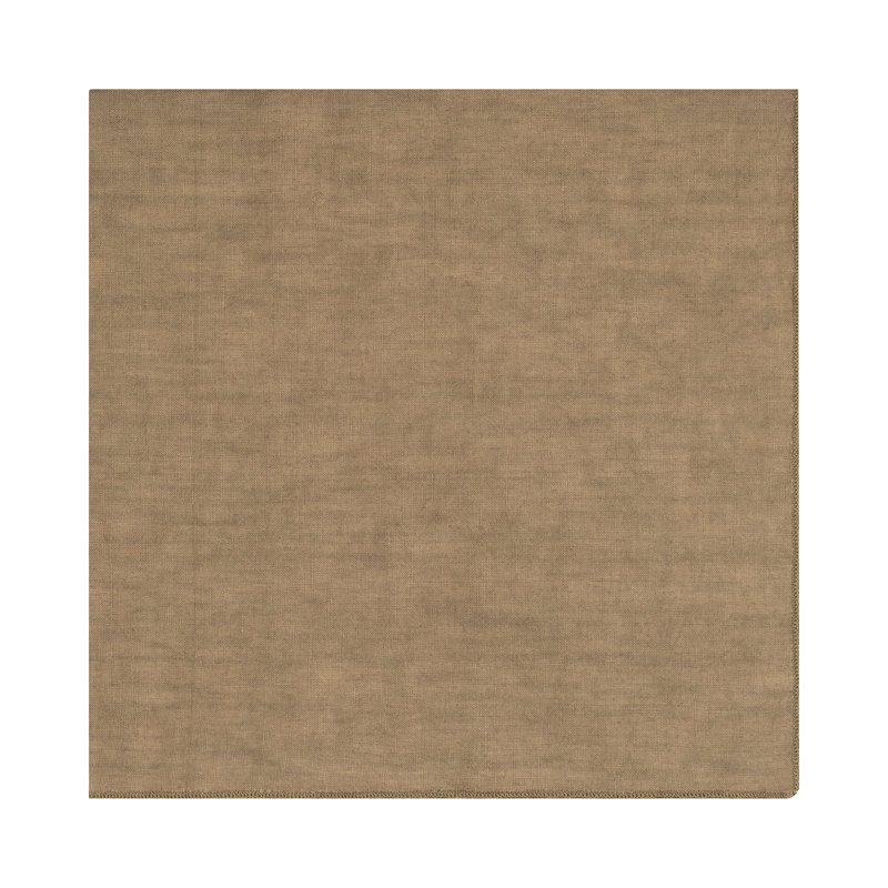 Mio 4 Piece Linen Napkin Set, Tan