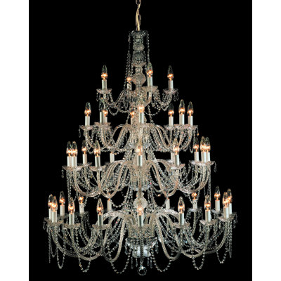Weatherford 40-Light Candle-Style Chandelier
