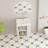 21.6" Open-Shelving Vanity With Ceramic Sink And Soft-Close Door, Cloakroom Storage Cabinet On Right Side, Assembly Required, White Finish.