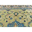 Tapis oriental délavé semi-antique à motif floral 8 x 13