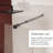 34 In W X 72 H Shower Door, Single Glass Panel, Black Gradient Tempered With Stainless Steel Rod, Suitable For Bathroom, , Stain - , Adjustable Aluminum Support, Reversible Installation, Visual