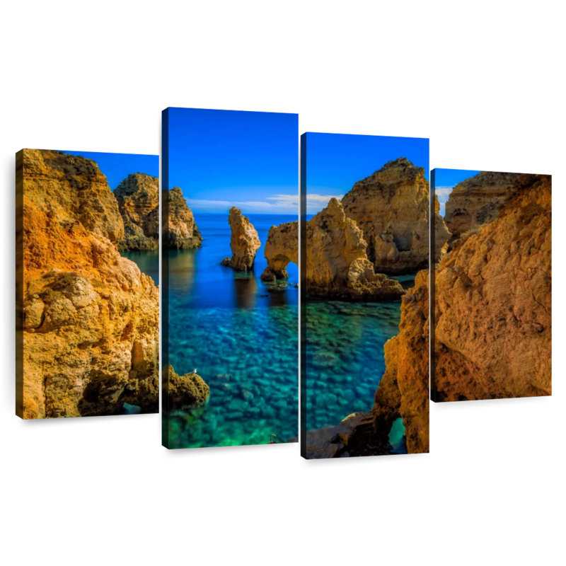 Falaises Gillard à Ponta Da Piedade, H 42 po x l 68 po