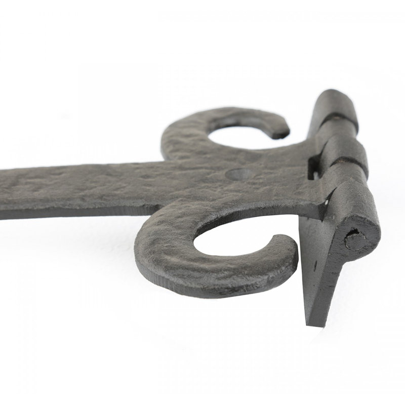 Charnière de porte simple à fixation en surface h 6 po x l 18 po