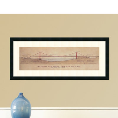 « golden gate bridge », impression sur toile tendue