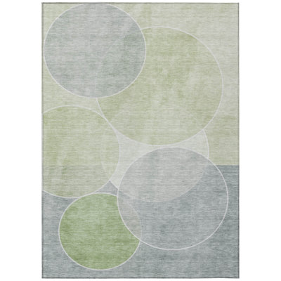 Machine Washable Indoor/Outdoor Chantille ACN2746 Geometric Rug