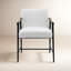 Chaise avec accoudoirs rembourrée Sorine-1790507198