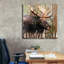 'Open Season Moose' by Art Licencing Studio Canvas Wall Art