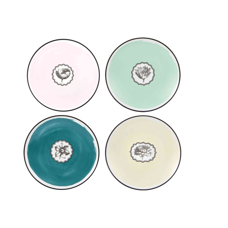 Herbariae 4 Piece 9.1" Dessert Plate Set