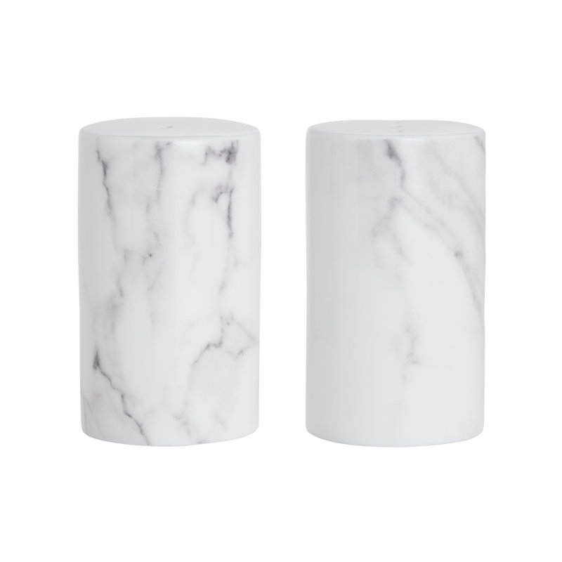 Prouna Villa Bianca Bone China Salt and Pepper Shaker Set