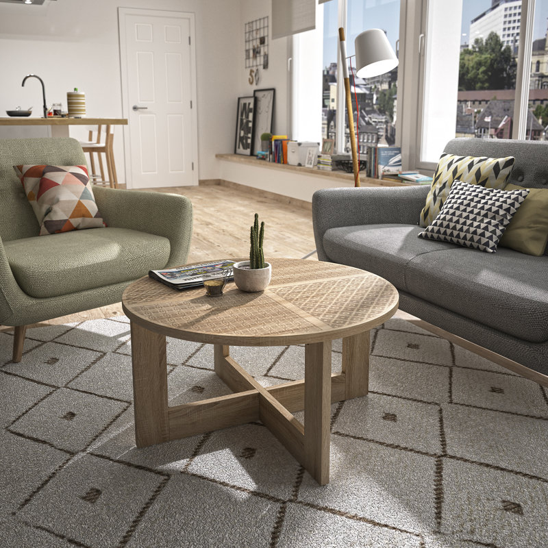 Aleshanee Pedestal Coffee Table