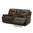 Trevina Zero Gravity Power Loveseat w/ Console - Saddle Brown