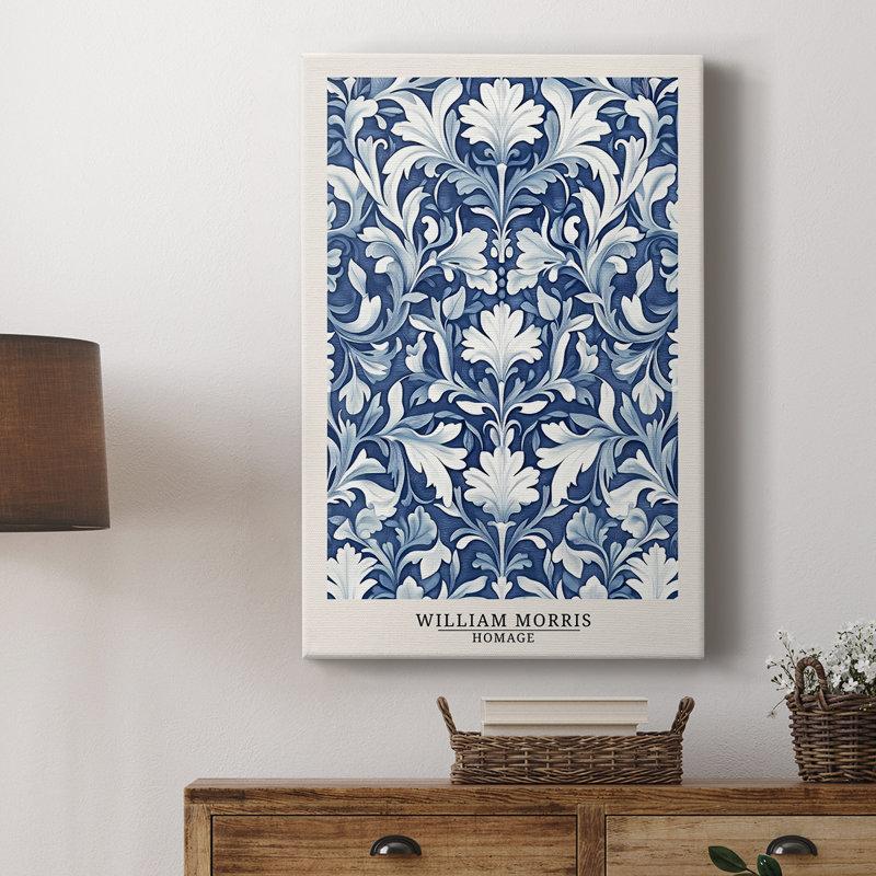 Wm Morris Series DCLX III - Cavas enveloppés de galerie, H 12 po x l 8 po