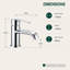 Hollow Mono Basin Mixer