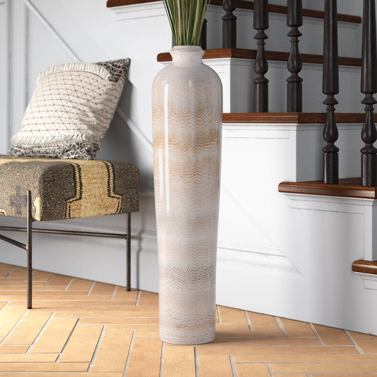 Karlina 31.5'' Ceramic Floor Vase