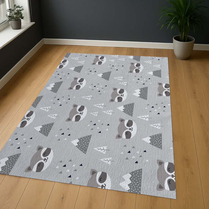 Geometric Shapes Area Rug, Rectangle 140 x 200 cm