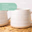 Mikasa Farmhouse Love Ceramic Mugs, 380ml, White