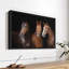 " Brown Stallion Horses Canvas Print "-101456464