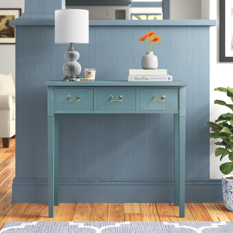 Vinea 39.4'' Console Table, Teal