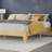 Platform Bed with Wooden Support Slats, No Box Spring Required-70483629-70471260