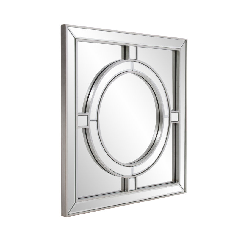 Wood Flat Wall Mirror