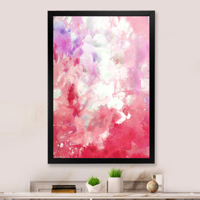 Colorfields in Shades of Red - peinture sur toile