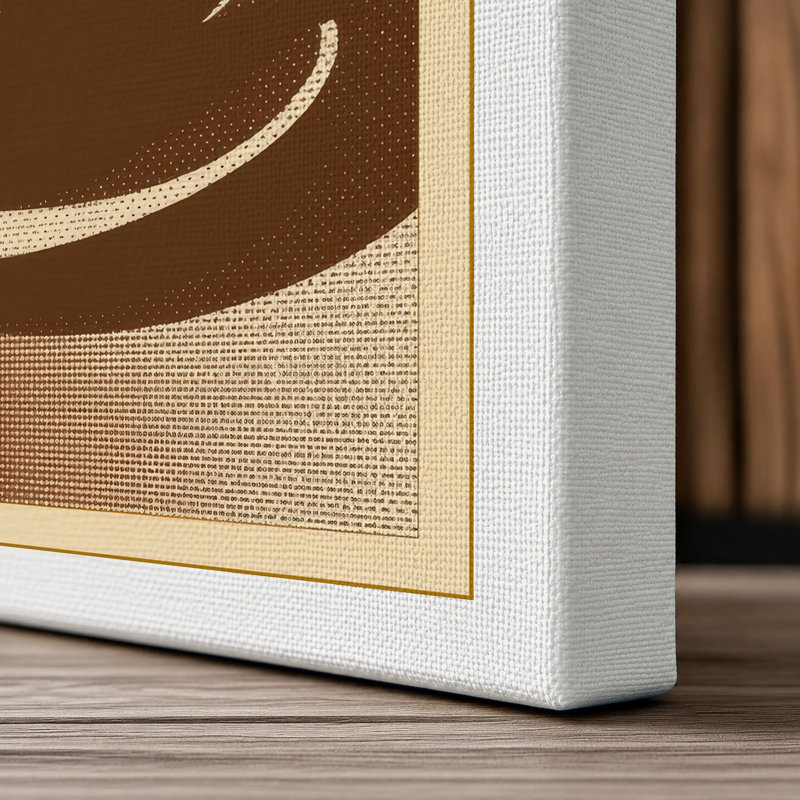 Comfort in a Cup Vintage - Wrapped Canvas, 30x20 - 76.2 x 50.8 cm, White Border