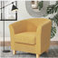 Fauteuil club rembourré Cortina