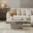Modern Coffee Table With Stylish Texture Design-432230152