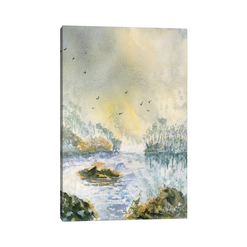 Rain Threatens 1 Piece Wall Art on Canvas, 20.32 cm H x 30.48 cm W, Wrapped Canvas