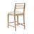 STOOL WITH LADDER BACK (SET OF 2)