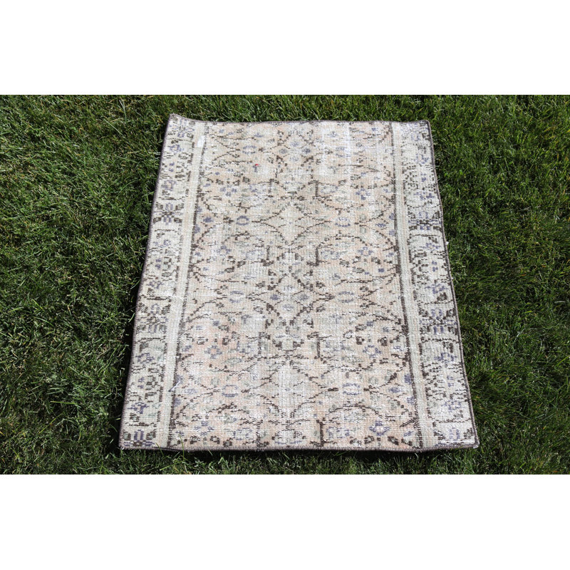 Tapis d'entrée en laine turc Anatolian